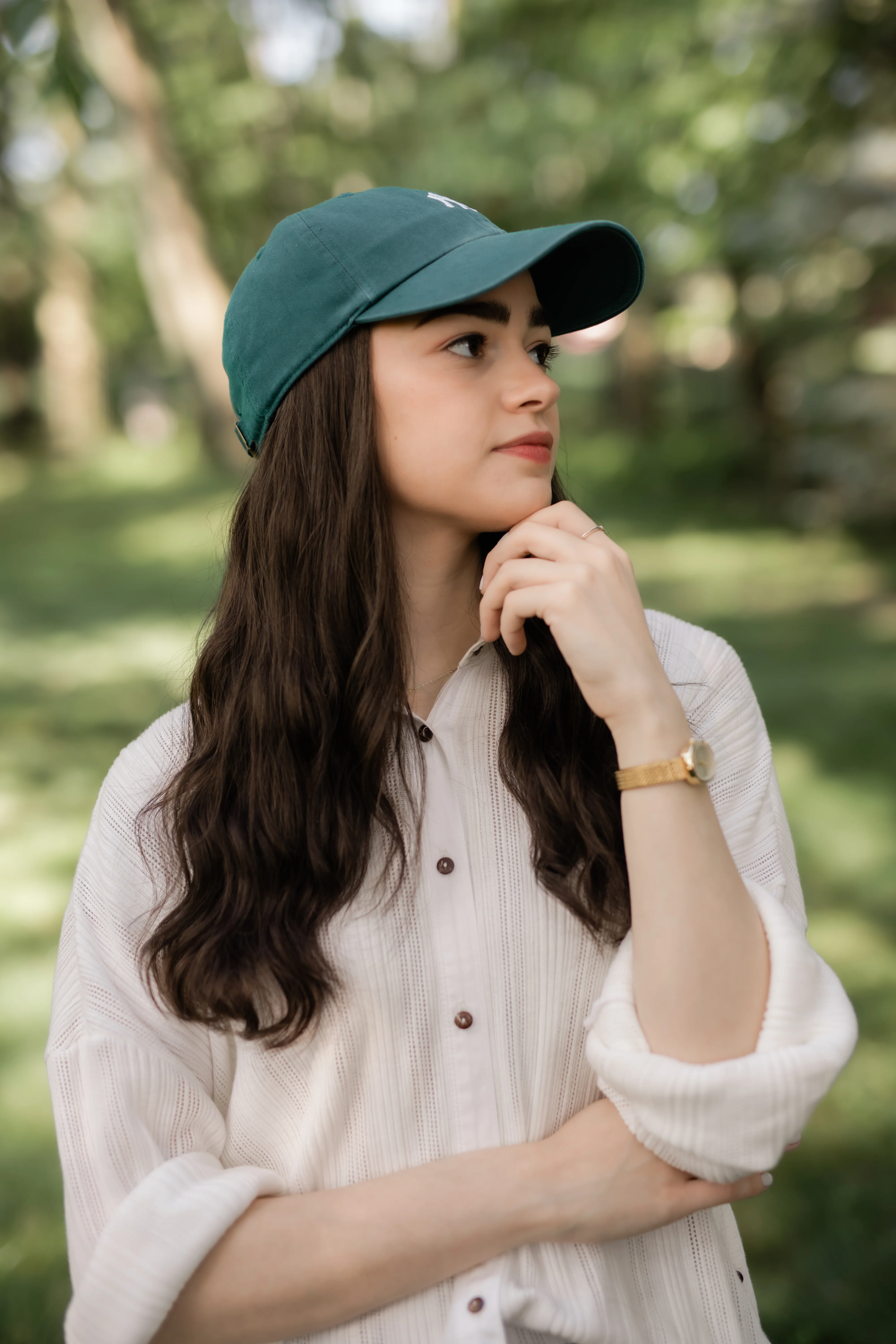 CLASSIC Dark Brown Wavy Hat Wig - Image 3