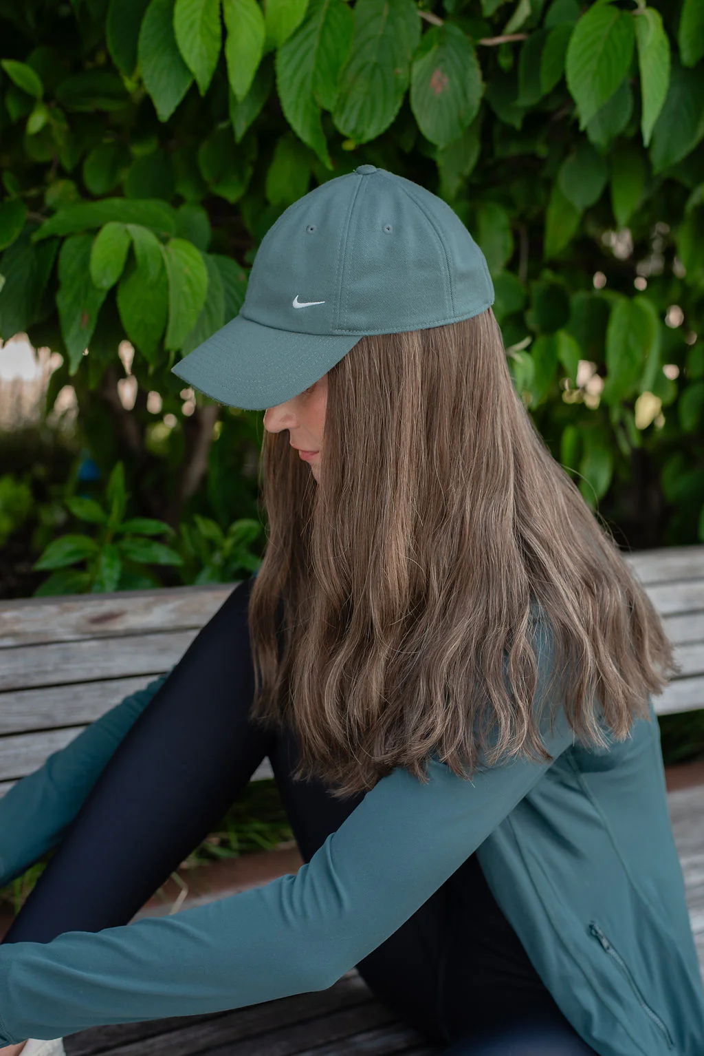 CLASSIC Highlighted Medium Brown Light Wave Hat Wig - Image 5