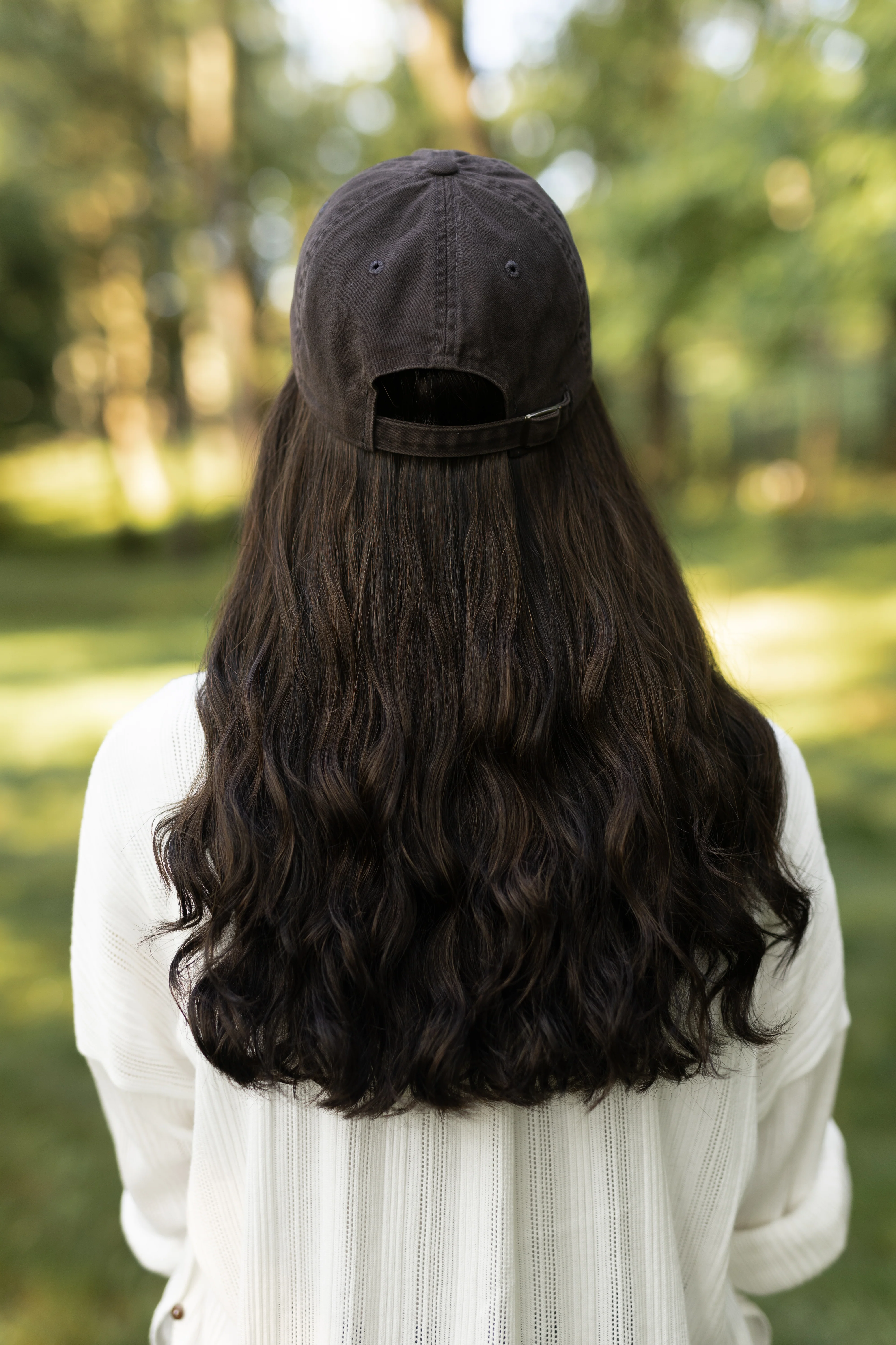 CLASSIC Dark Roast Wavy Hat Wig - Image 3