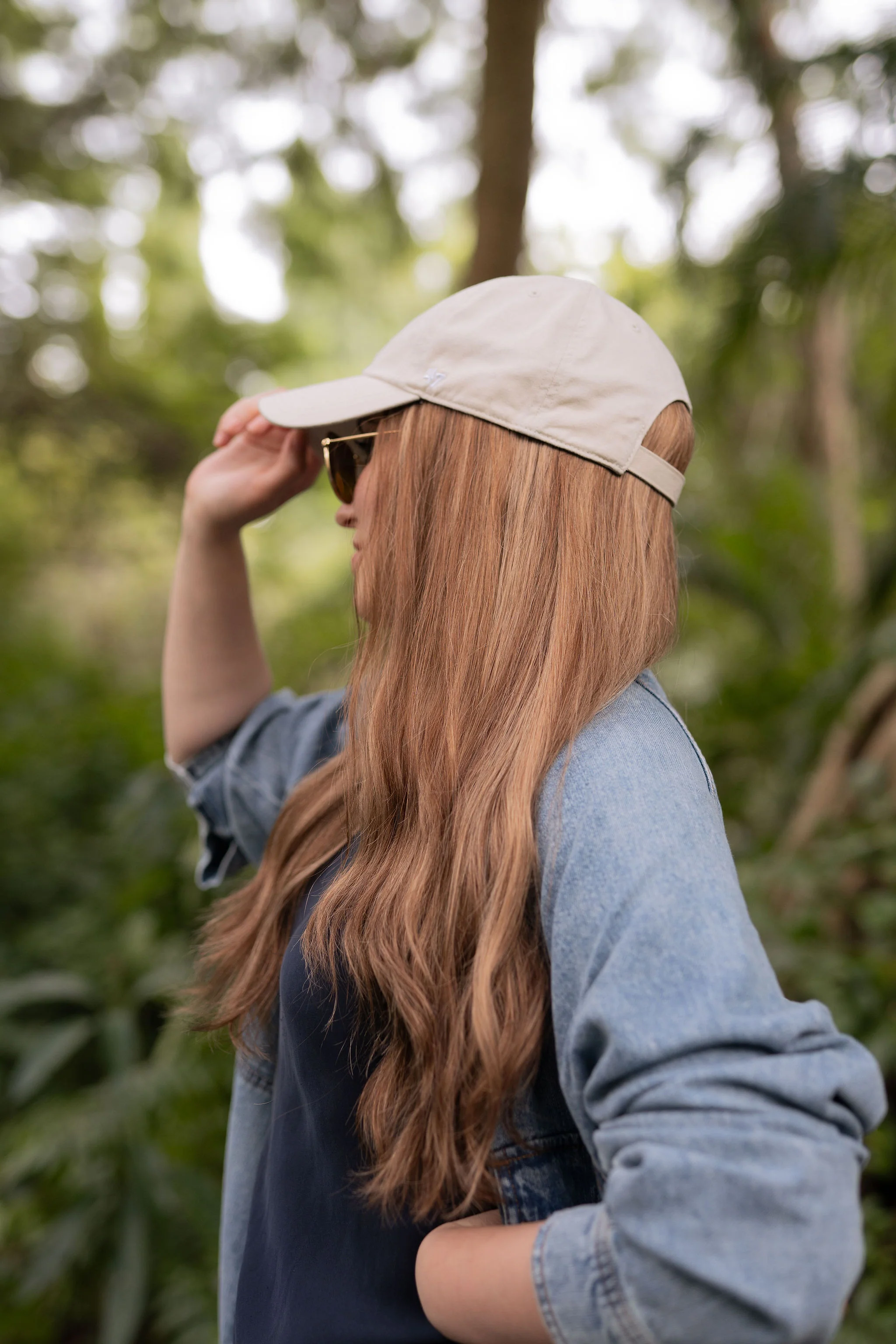 SUPER Bronde Light Wave Hat Wig - Image 3