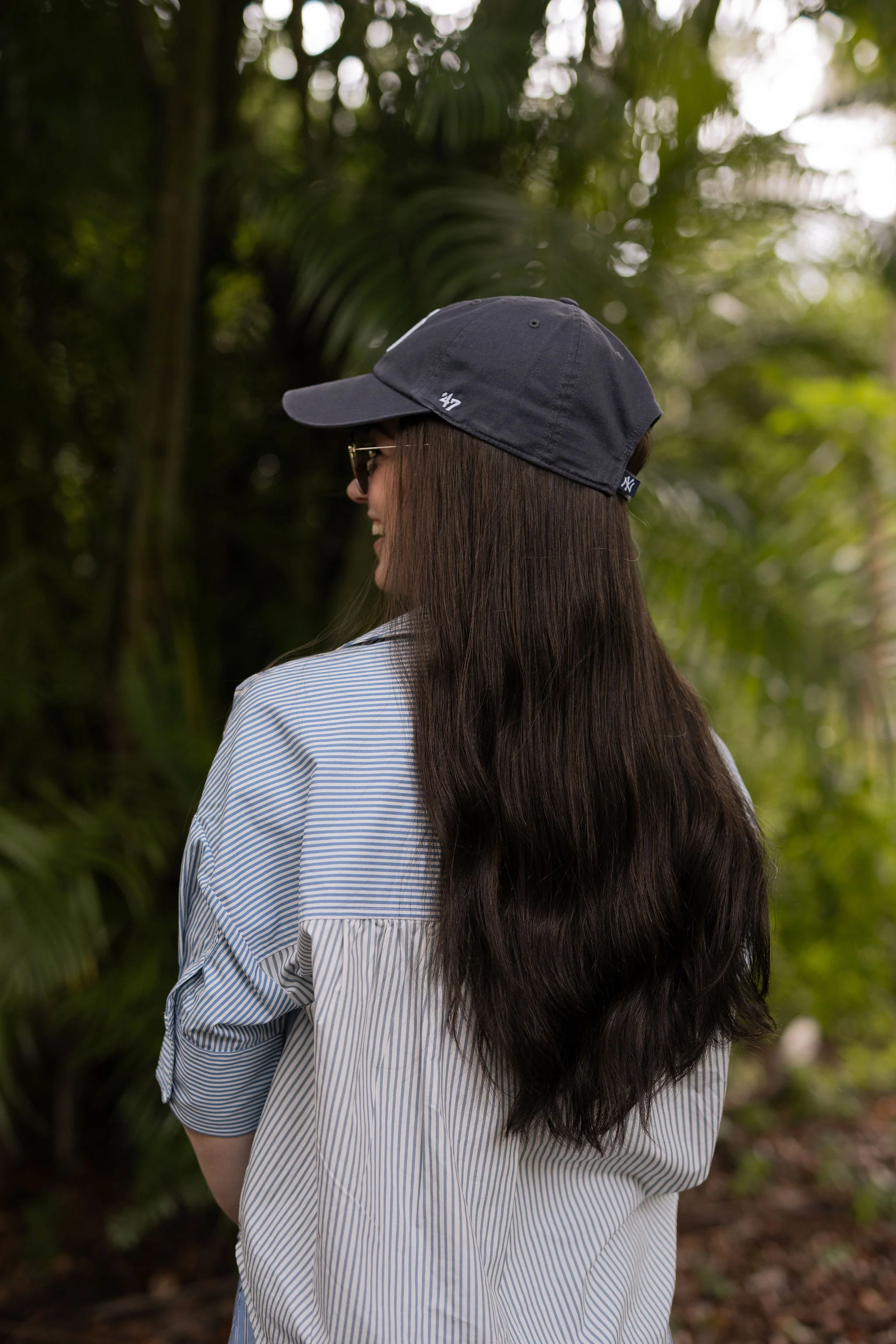 SUPER Dark Brown Light Wave Hat Wig - Image 3