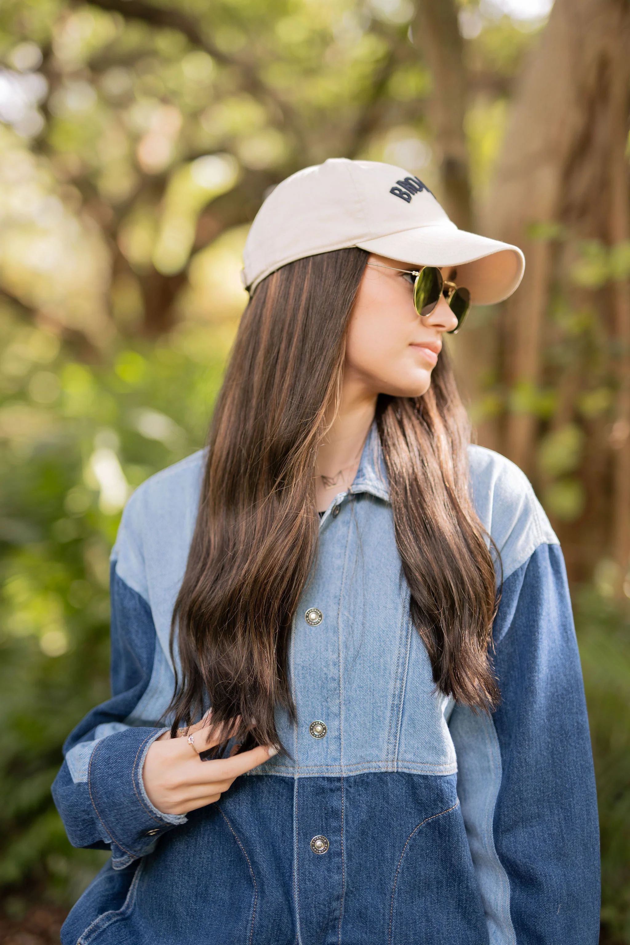 SUPER Mocha Light Wave Hat Wig - Image 4